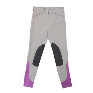 Dover Saddlery Wellesley Breeches Womens 26 Lilac Knee Patch Riding Equestrian